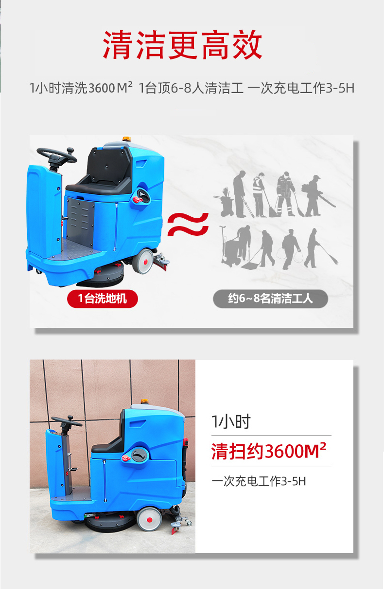 开封驾驶式洗地机更适合用在高铁站